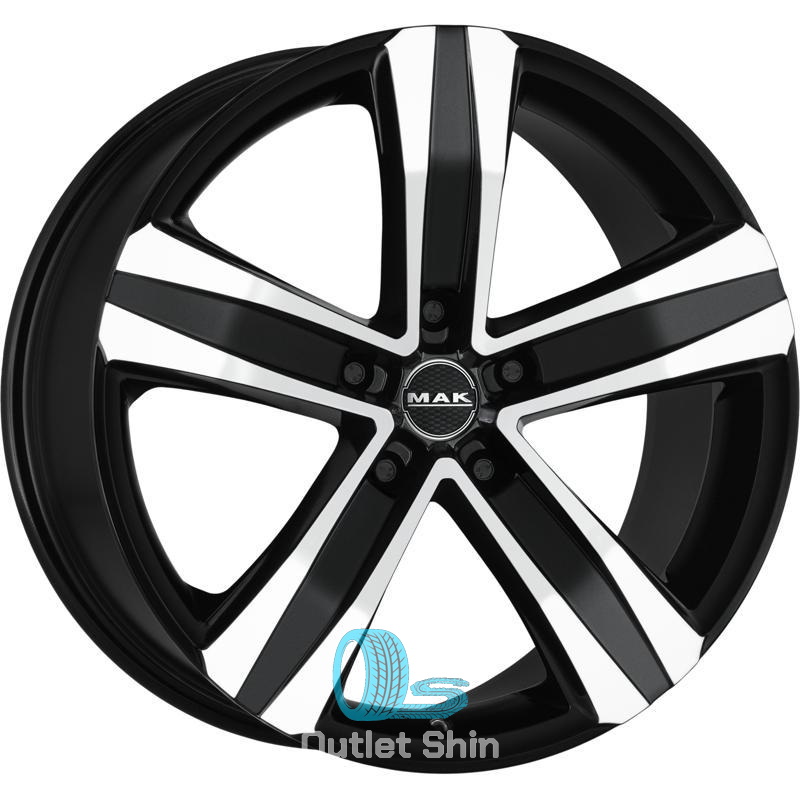 MAK Stone 5 7.5xR18/5x108 ET 45 Dia 63.3 Ice Black