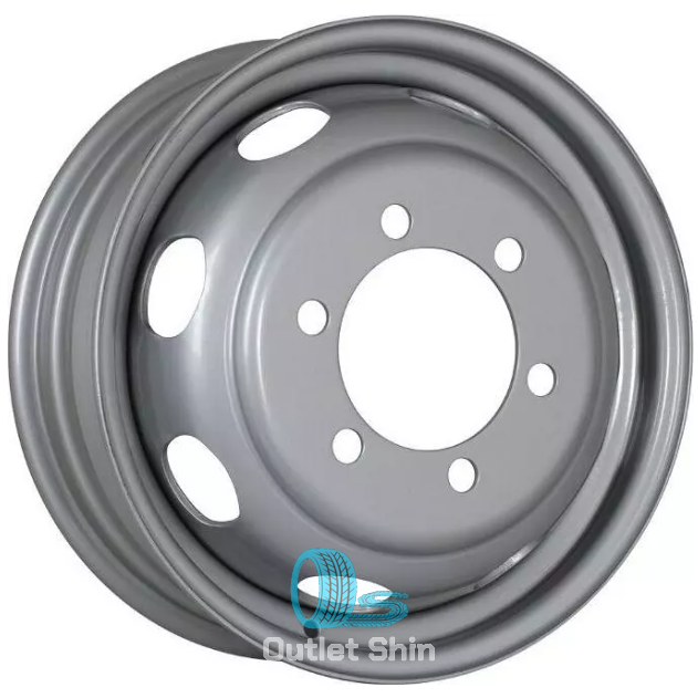 ТЗСК Газель 3302 5.5xR16/6x170 ET 105 Dia 130.1 Silver