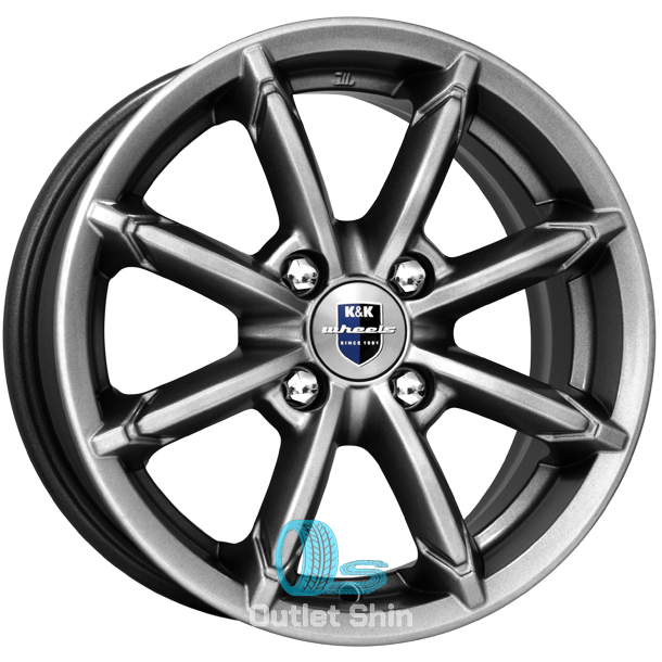 K&K Sportline 6xR14/4x100 ET 40 Dia 67.1 Дарк платинум