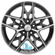 Khomen Wheels KHW1709 (Ford C-Max) 7xR17/5x108 ET 50 Dia 63.35 Black-FP