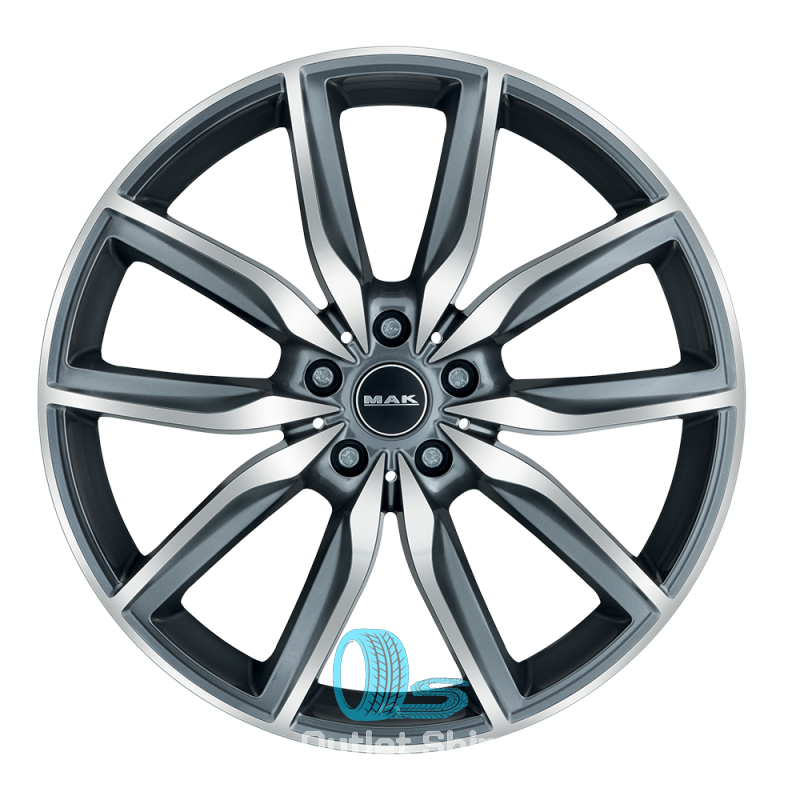 MAK Allianz 9xR20/5x112 ET 30 Dia 66.6 Gunmetal Mirror Face