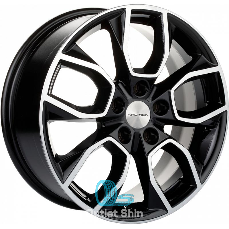 Khomen Wheels KHW1713 (Tucson) 7xR17/5x114.3 ET 51 Dia 67.1 Black-FP