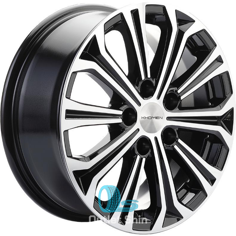 Khomen Wheels KHW1610 (Huyndai/Kia) 6.5xR16/5x114.3 ET 43 Dia 67.1 Black-FP