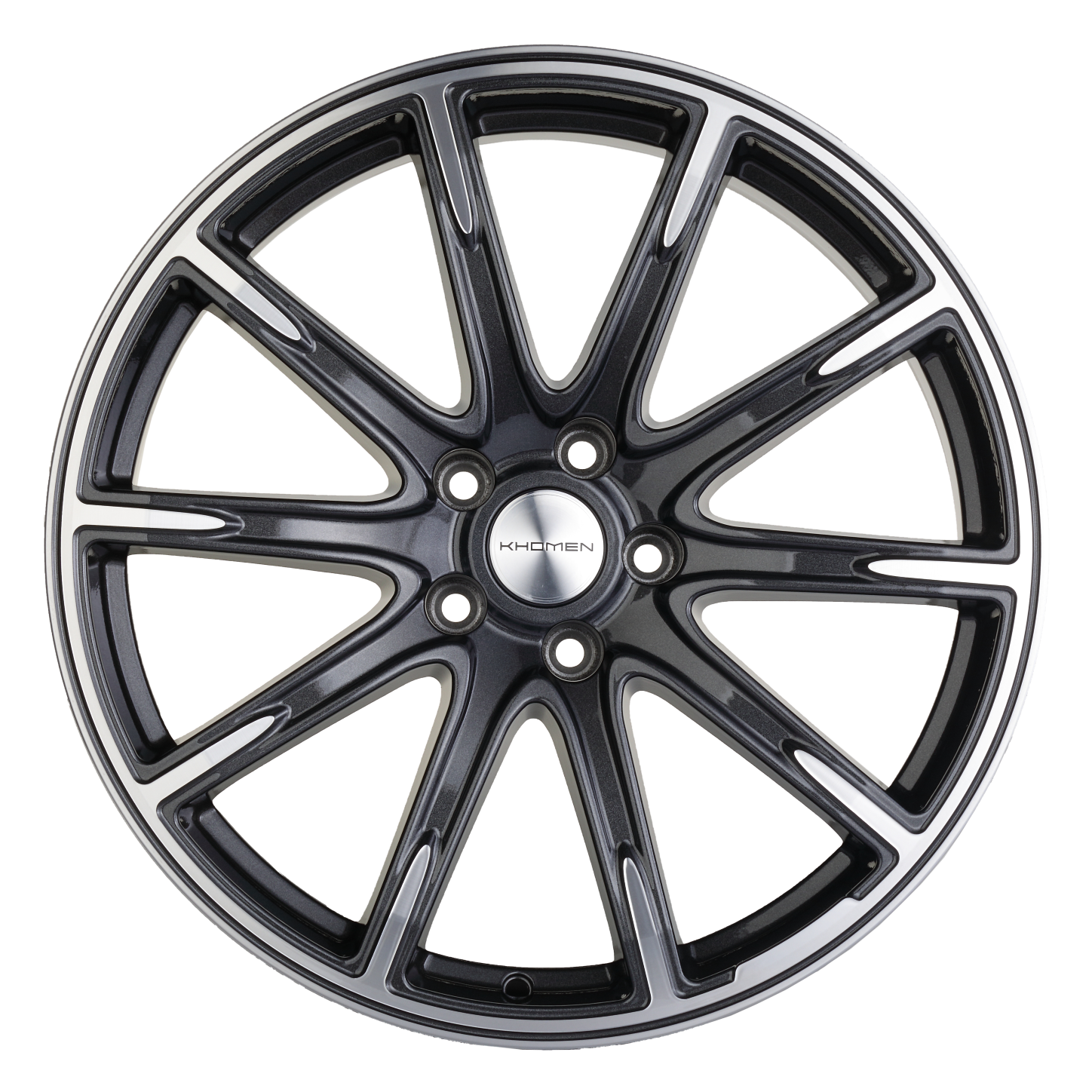 Khomen Wheels KHW1903 (Mercedes) 8.5xR19/5x112 ET 38 Dia 66.6 Black-FP