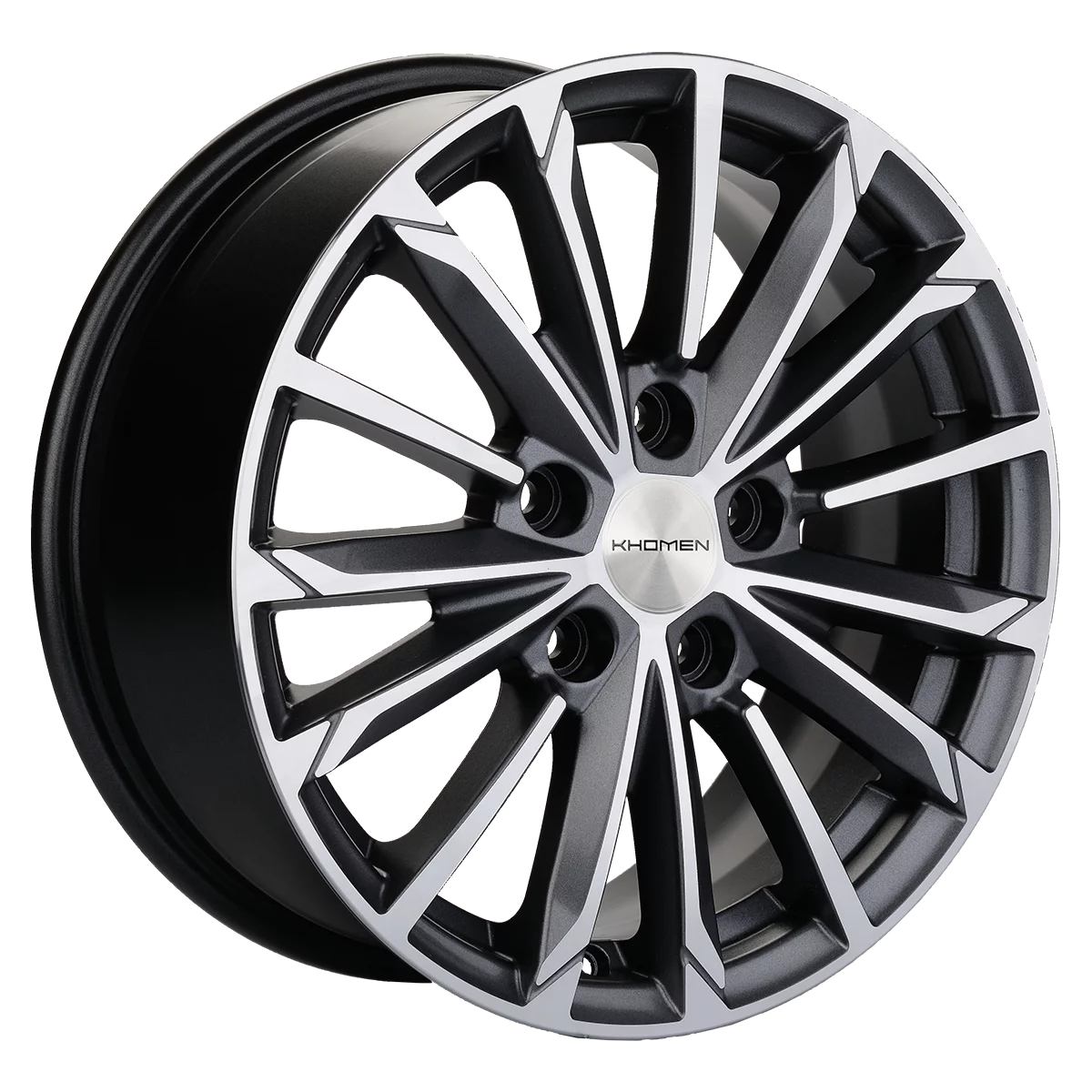 Khomen Wheels KHW1611 (Duster/Terrano) 6.5xR16/5x114.3 ET 50 Dia 66.1 Gray-FP