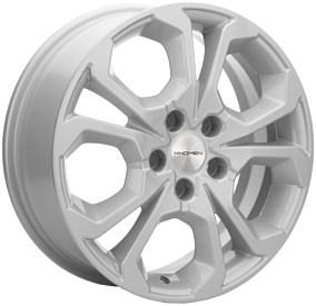 Khomen Wheels KHW1711 (Haval/Honda) 6.5xR17/5x114.3 ET 50 Dia 64.1 F-Silver