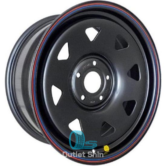 Off Road Wheels Jeep 8xR15/5x114.3 ET -19 Dia 84.1 Black