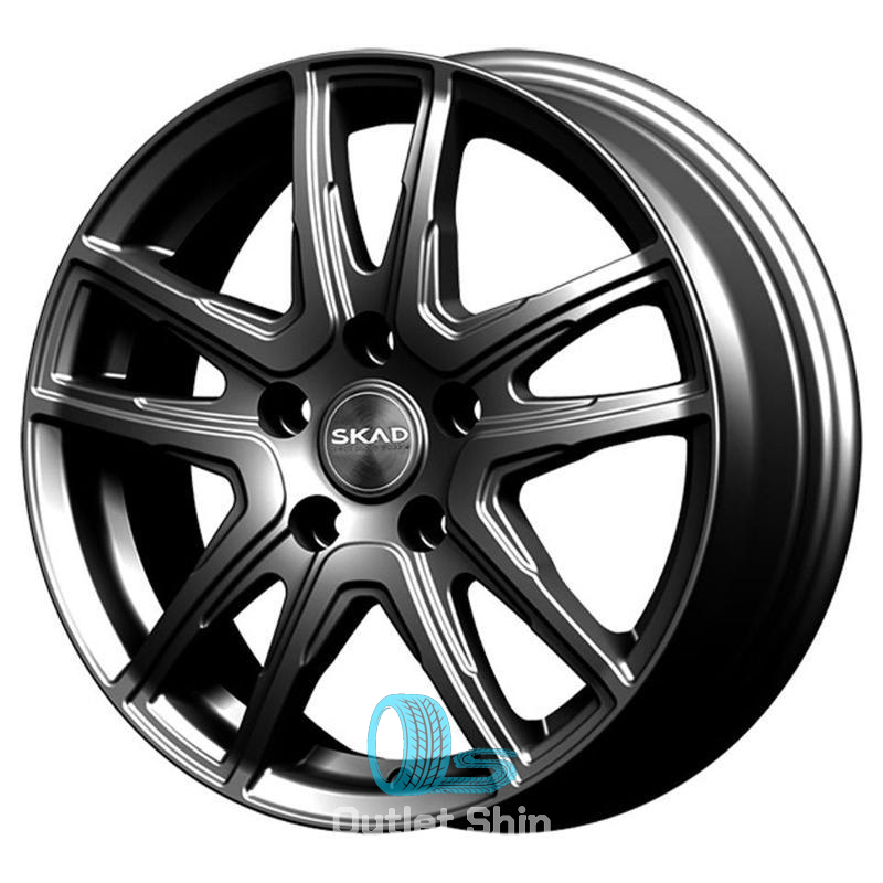 Скад Сидней 6xR16/4x100 ET 50 Dia 60.1 Графит