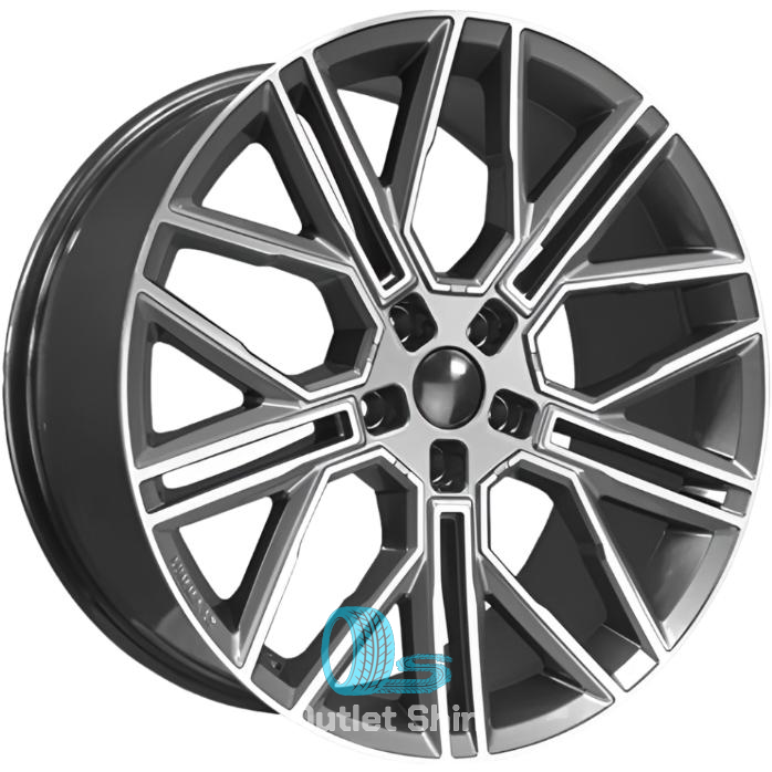 Khomen Wheels KHW2101 (Li 7/9) 9.5xR21/5x120 ET 45.5 Dia 62.5 Gray-FP