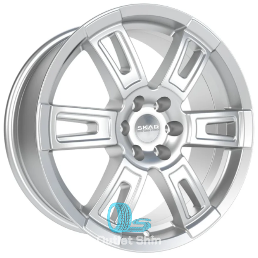 Скад Тор 8xR18/6x114.3 ET 30 Dia 67.1 Сильвер