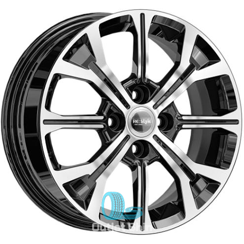 K&K КС945 6xR15/4x100 ET 46 Dia 54.1 Алмаз черный