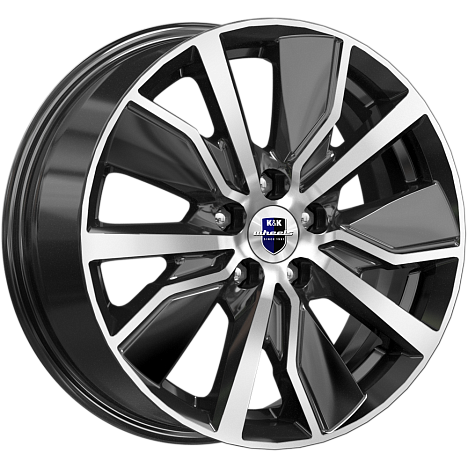K&K Гамбит (КС961) 6.5xR16/5x114.3 ET 40 Dia 67.1 Алмаз черный