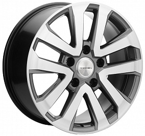 Khomen Wheels KHW2003 (LX570/LC100/LC200) 8.5xR20/5x150 ET 45 Dia 110.1 Gray