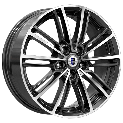 K&K Эрфурт (КС898) 7xR17/5x114.3 ET 39 Dia 60.1 Алмаз черный