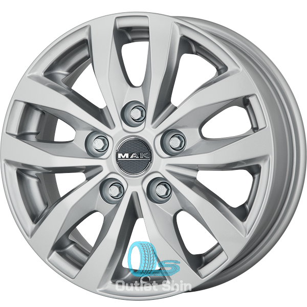 MAK Load 5 7xR17/5x120 ET 55 Dia 65.1 Silver